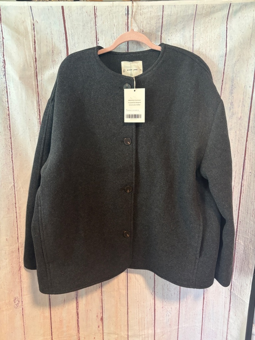 NWT Everlane The Cocoon Coat in Wool - Picture 10 of 12
